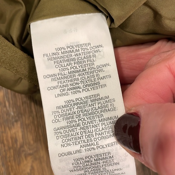 J. Crew Olive Green Irish Moss Excursion Quilted Down Vest. - Picture 6 of 8